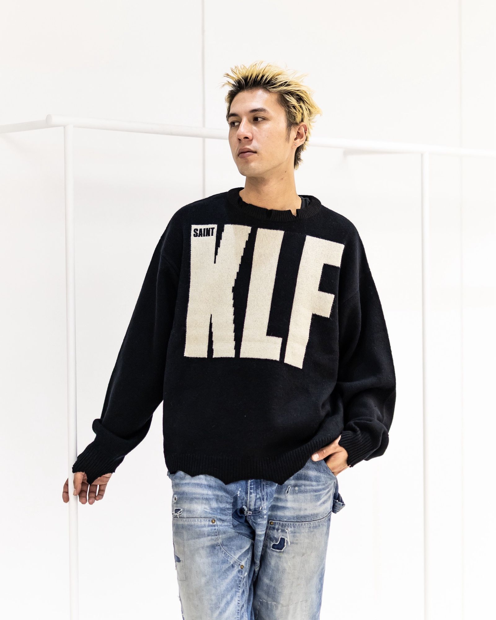 SAINT Mxxxxxx KLF_CREW NECK KNIT 10月25日(土)新作発売！ | 7377 | MARK