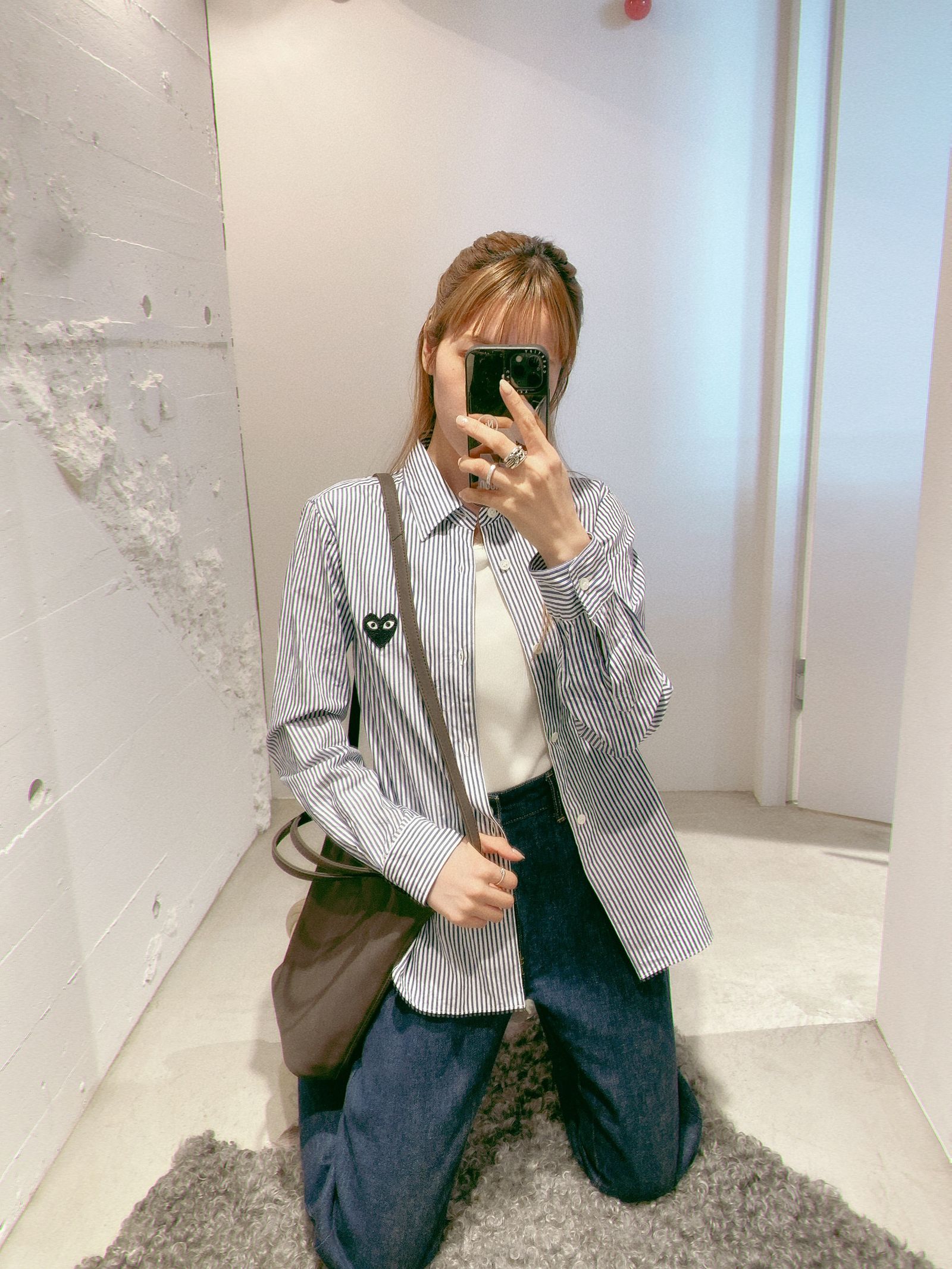 Comme COMME des GARCONS SHIRT ストライプシャツ des Garcons shirts