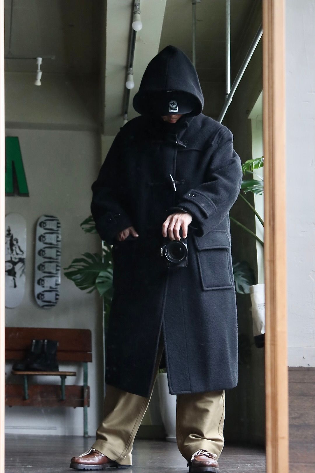 blurhms ROOTSTOCK 22FW blurhmsROOTSTOCK Wool Melton Duffle Coat