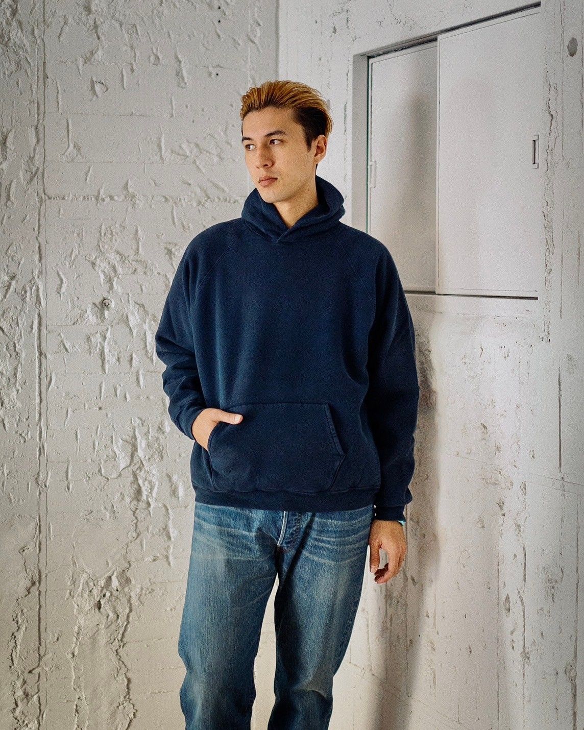 A.PRESSE - アプレッセ Vintage Sweat Hoodie(25SAP-05-06K)NAVY | MARK