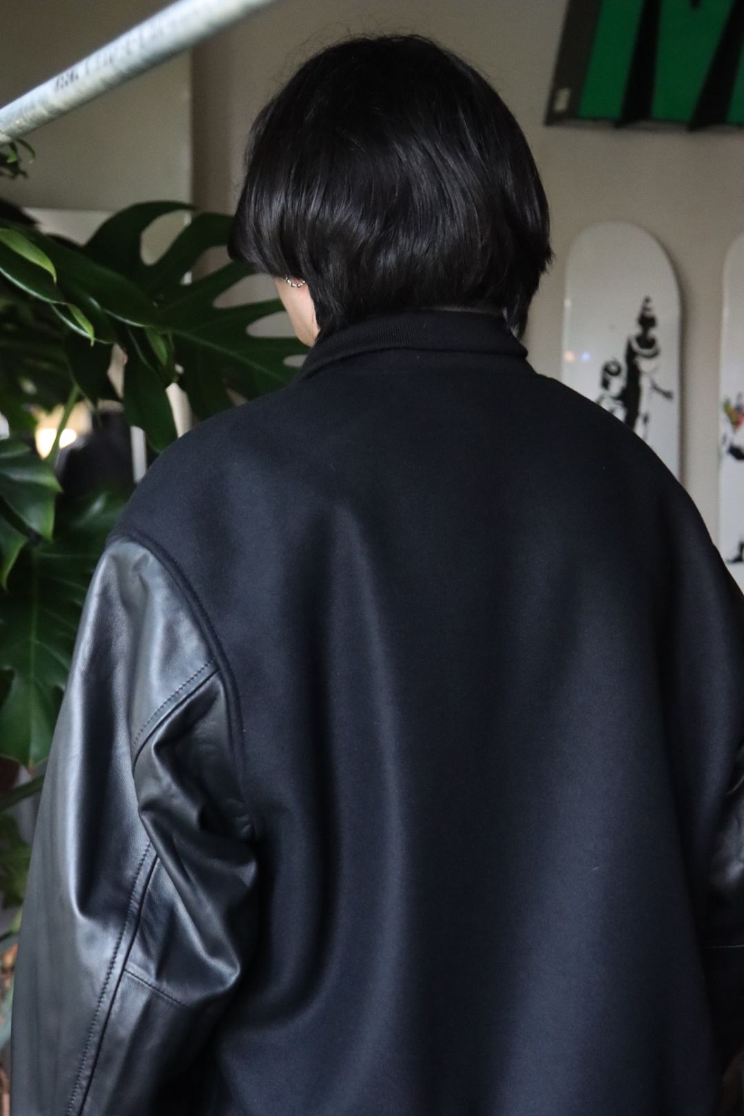 Graphpaper Scale Off Melton Stadium Jacket style.2022.9.10 | 2746