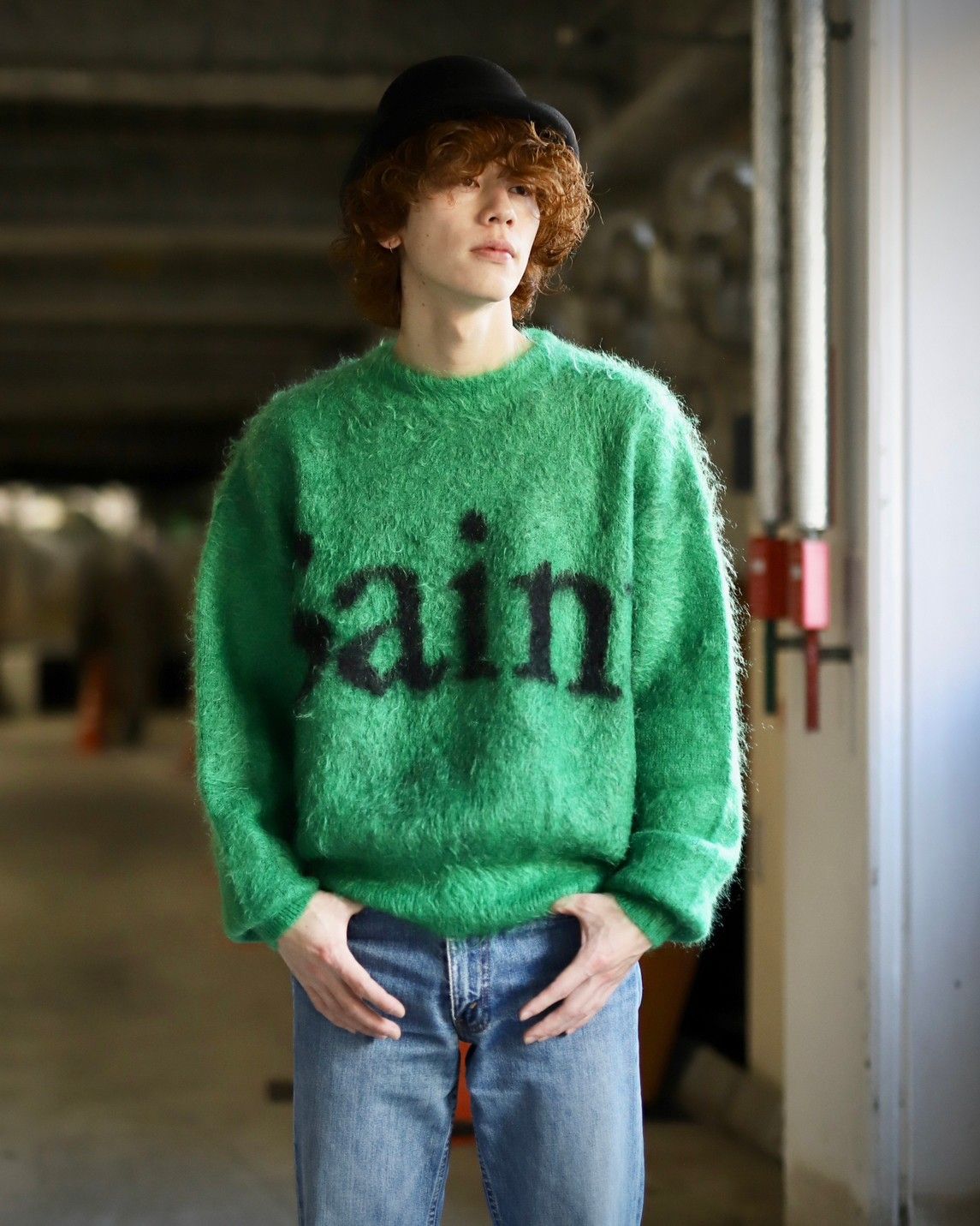 SAINT Mxxxxxx セントマイケル 23AW SAINT CREW NECK KNITスタイル
