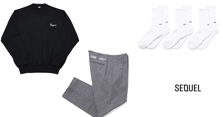 SEQUEL - SQ-23AW-KN-06 CREW NECK KNIT BLACK | River