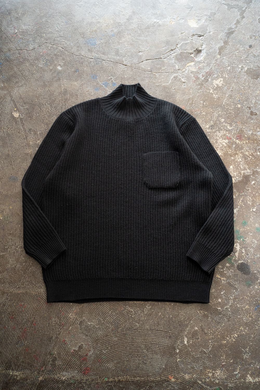 STILL BY HAND - 【ラスト1点】【25AW】ウール×シルクハイネックニット