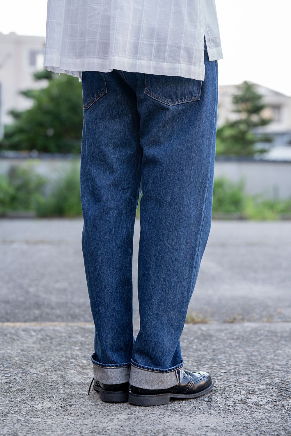 CIOTA - 【ラスト1点】本藍スビンコットン13.5ozストレートデニム(DARK