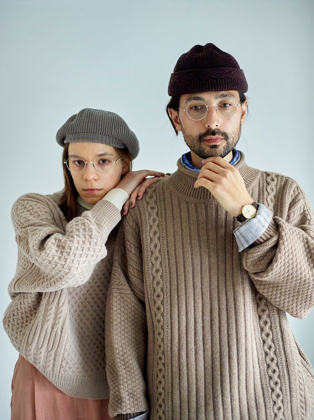 YASHIKI - 【ラスト1点】【22AW】Tokei Knit(IVORY) | Salty