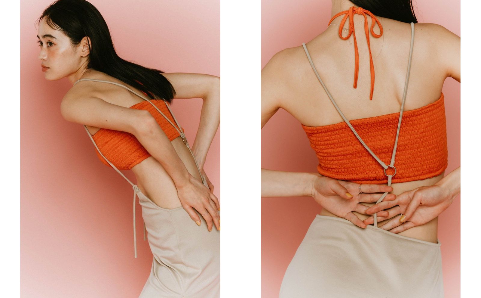 水着っぽくないのが可愛い♡】Knuth Marf「suspender swim wear」が