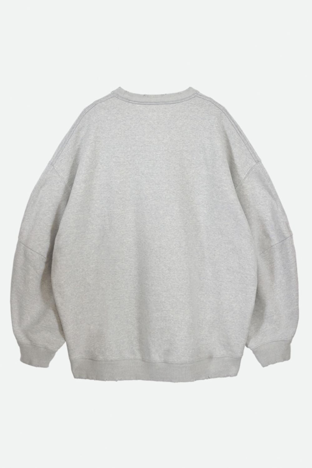 NOUNLESS - NOUNLESS OVER SWEAT TOPS (GRAY) / オーバースウェット
