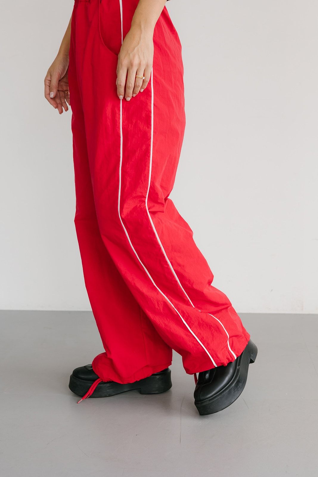 CAVEZA ROSSO - Double-line Taffeta Pants / ダブルラインタフタ