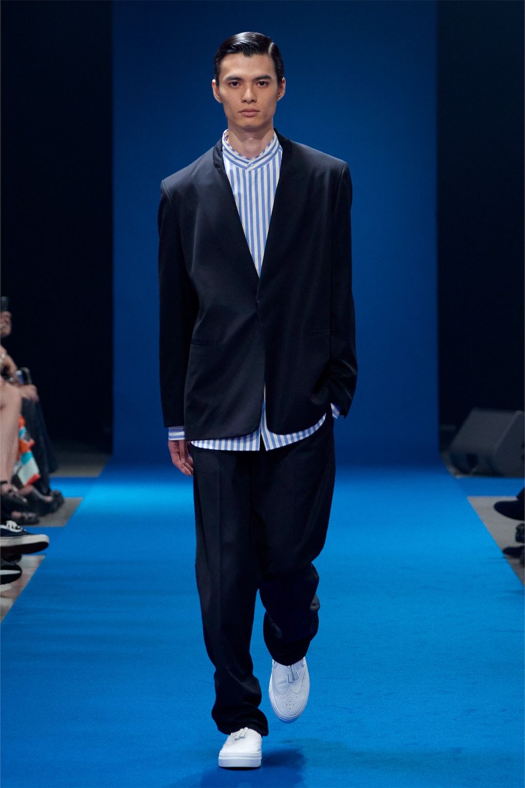 CINOH - 【メンズ】SUMMER WOOL NO COLLAR JACKET / サマーウールノー