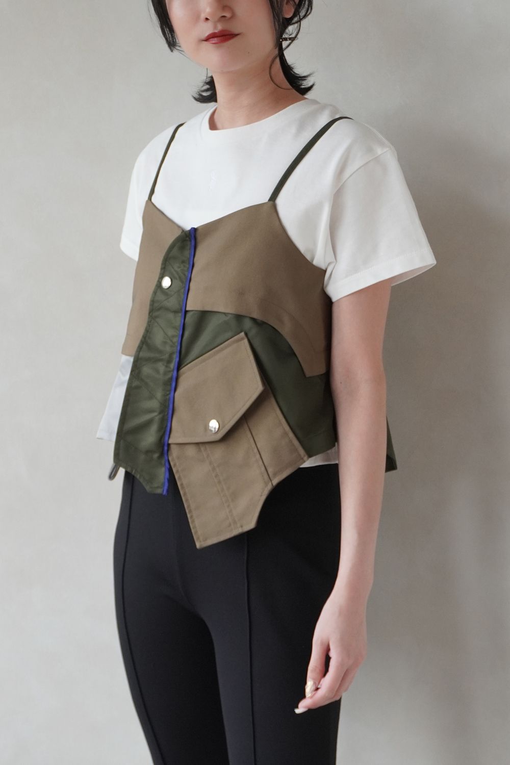 □ 44279☆年 UN3D. アンスリード MA-1ドッキングビスチェ 38 □ 44279