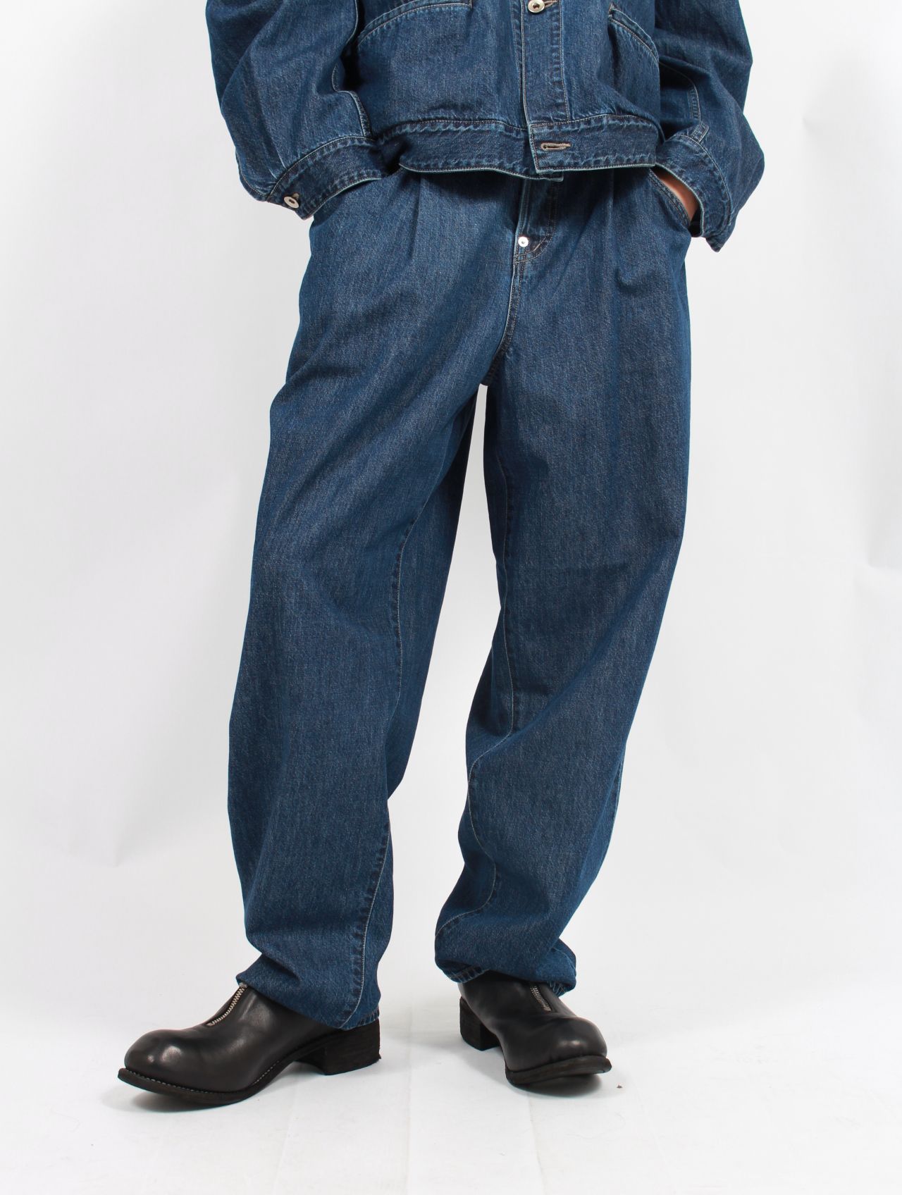 Dapper デニムベスト 42サイズ ダークブルー Dapper デニムベスト 42