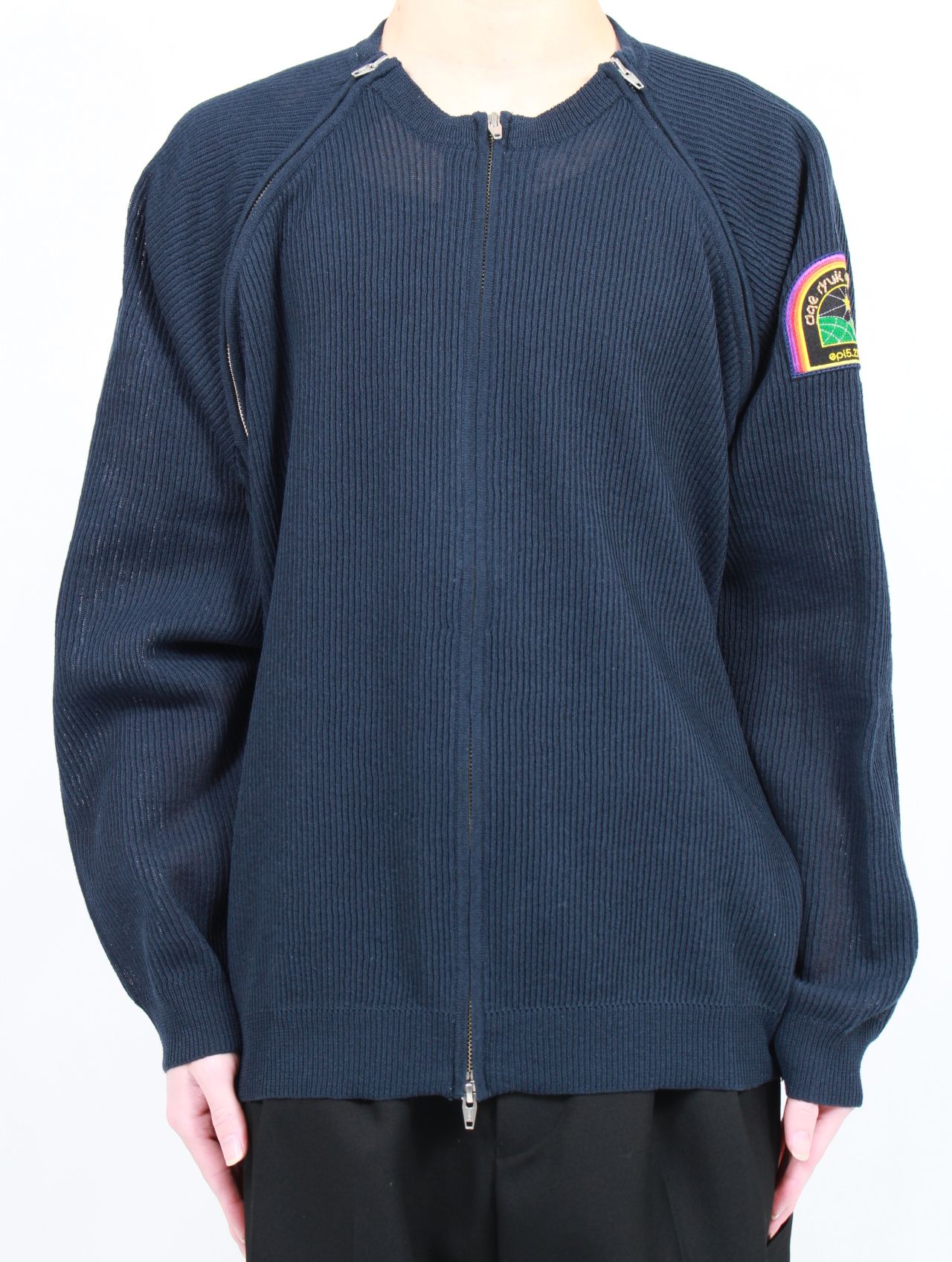 DAIRIKU - 【25SS】3 ジップ リネン ドライバーズ ニット / 3-ZIP