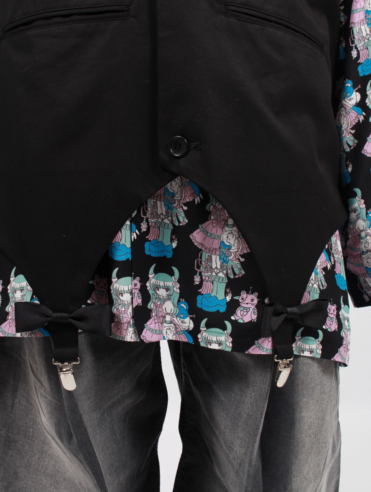 KIDILL - 【25SS】ガーター ジレ ロリータ ガール アートワーク バイ