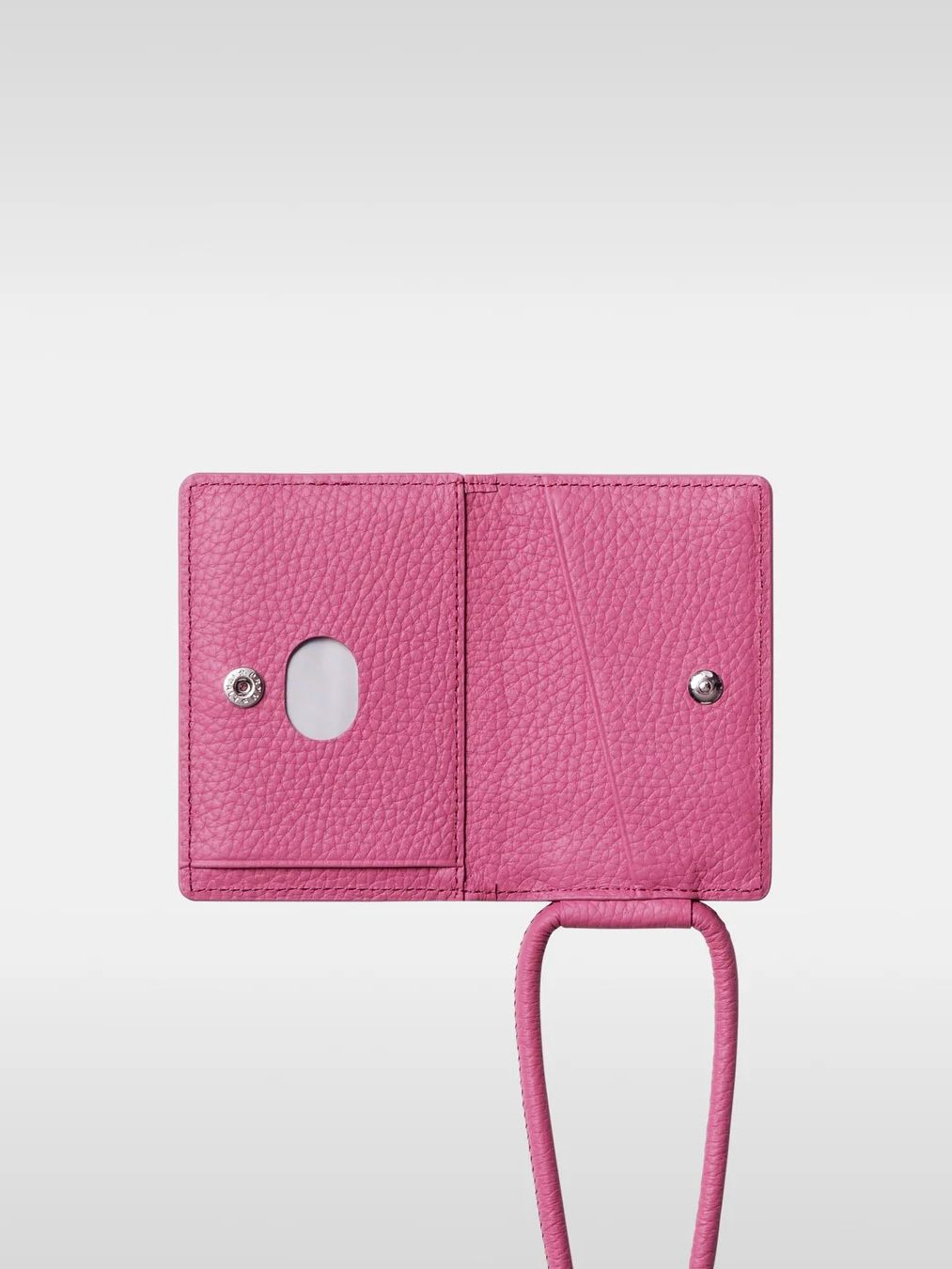 objcts.io - ストラップ付 レザー カードケース / STRAPPED ACCESORY