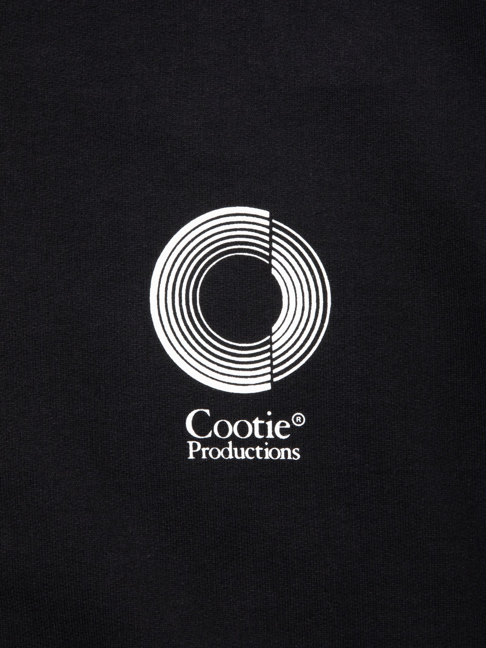 COOTIE PRODUCTIONS - Open End Yarn Heavy Oz Sweat Crew / BLACK