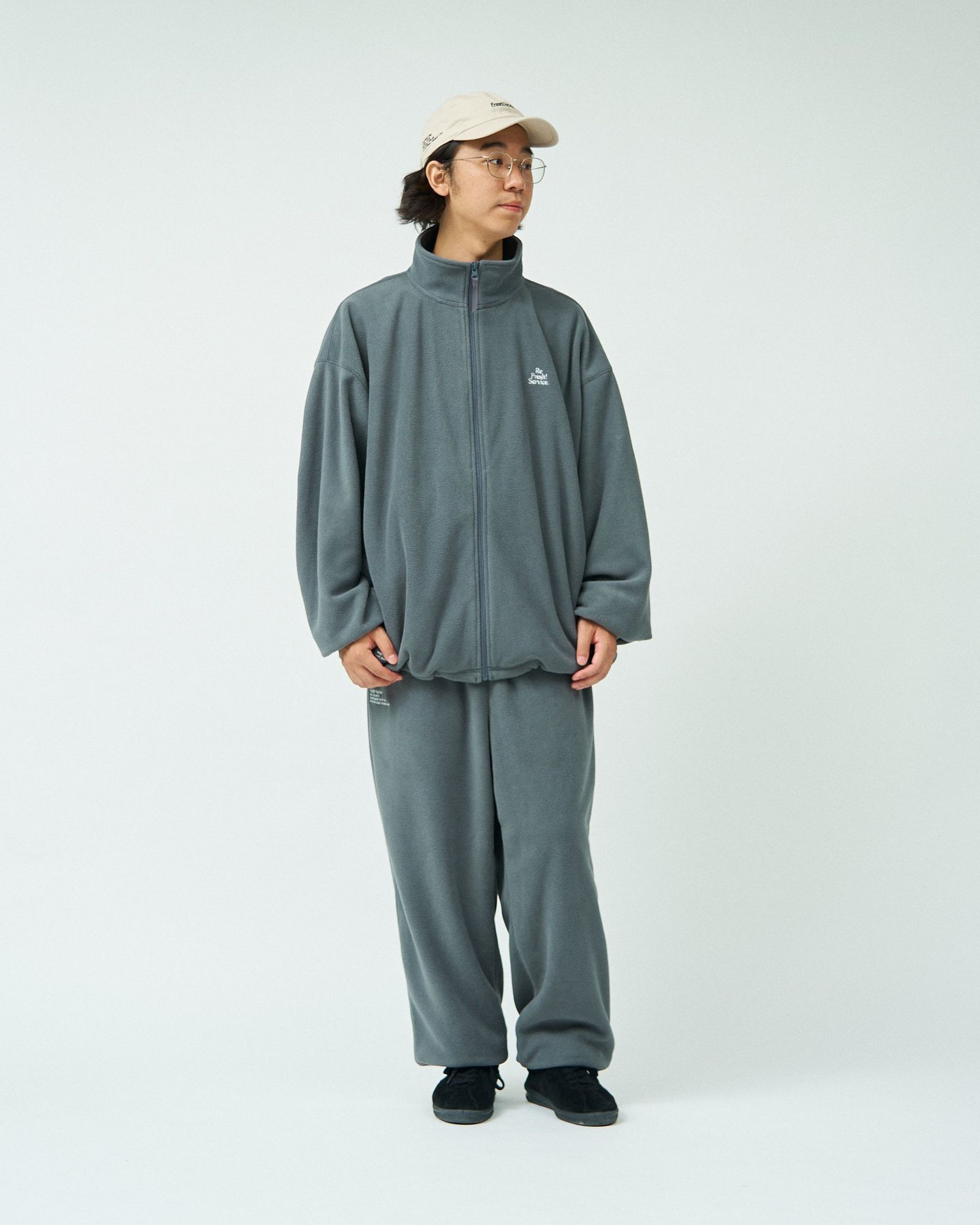 FreshService - FLEECE TRACK SUIT / GRAY | Stripe Online Store