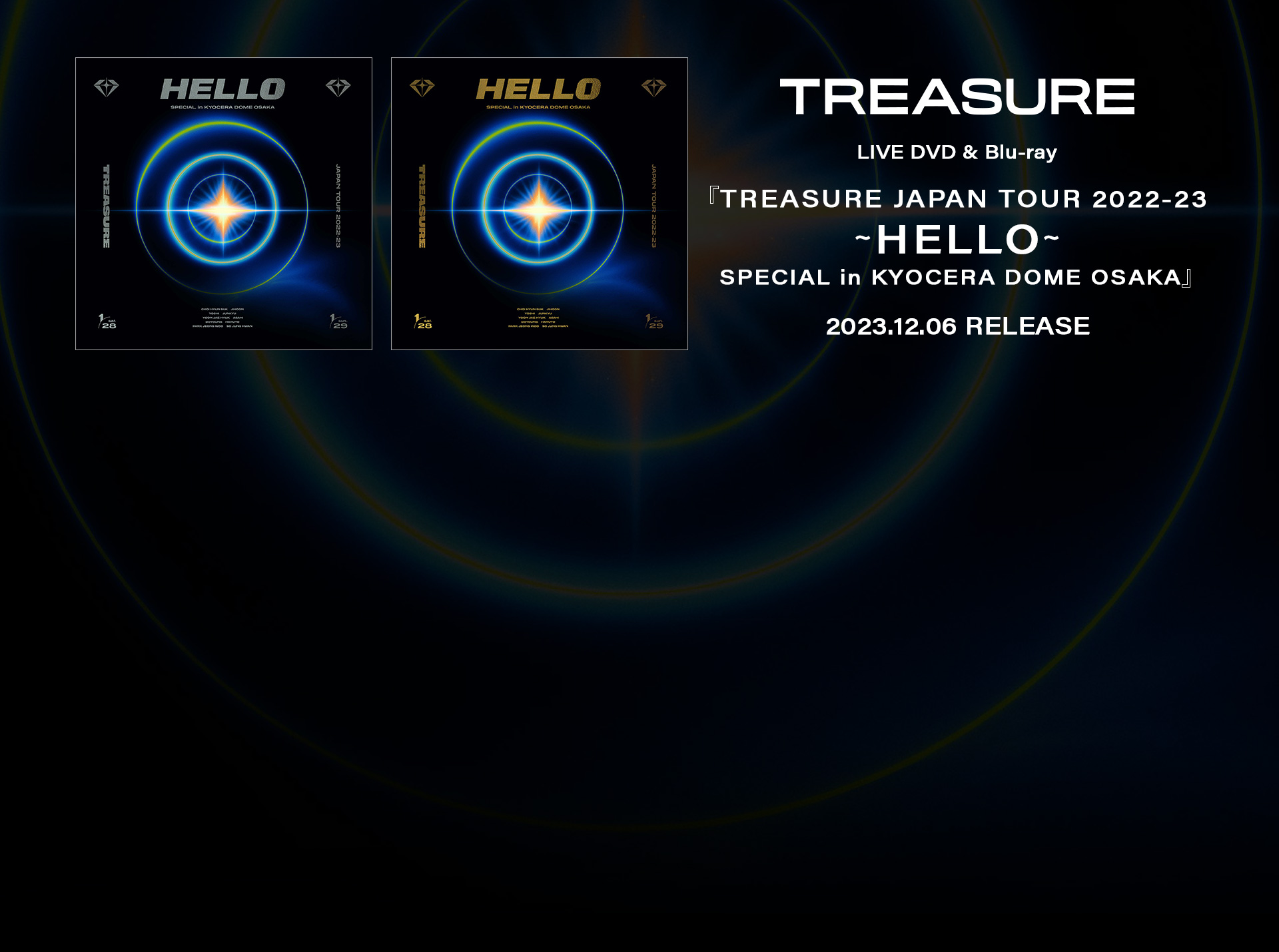 2023.12.06 RELEASE TREASURE LIVE DVD & Blu-ray『TREASURE JAPAN
