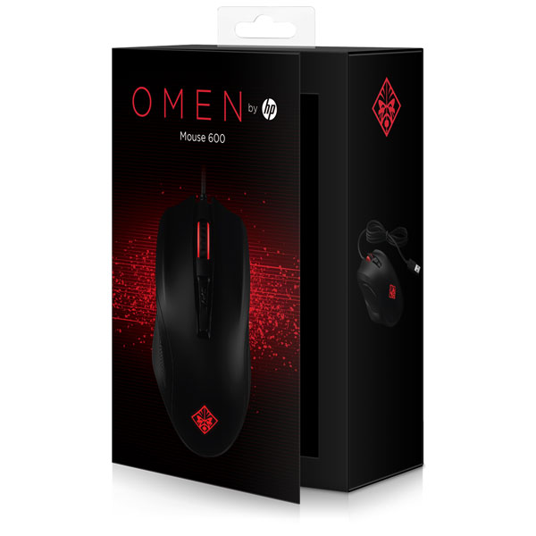 OMEN by HP 600（6ボタン） 有線光学式ゲーミングマウス［USB