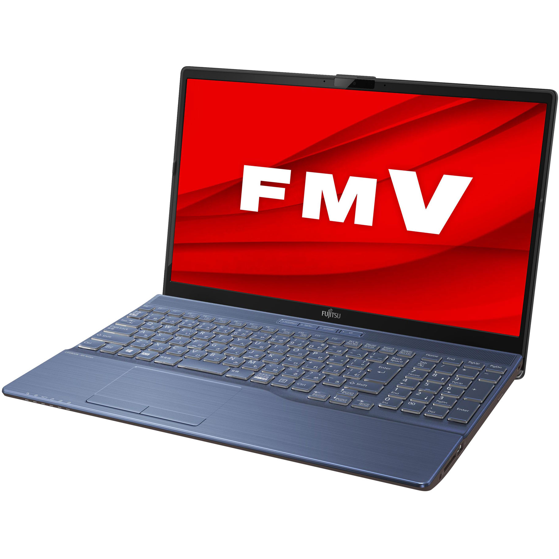ノートパソコン LIFEBOOK AH50/F1 メタリックブルー FMVA50F1L ［15.6