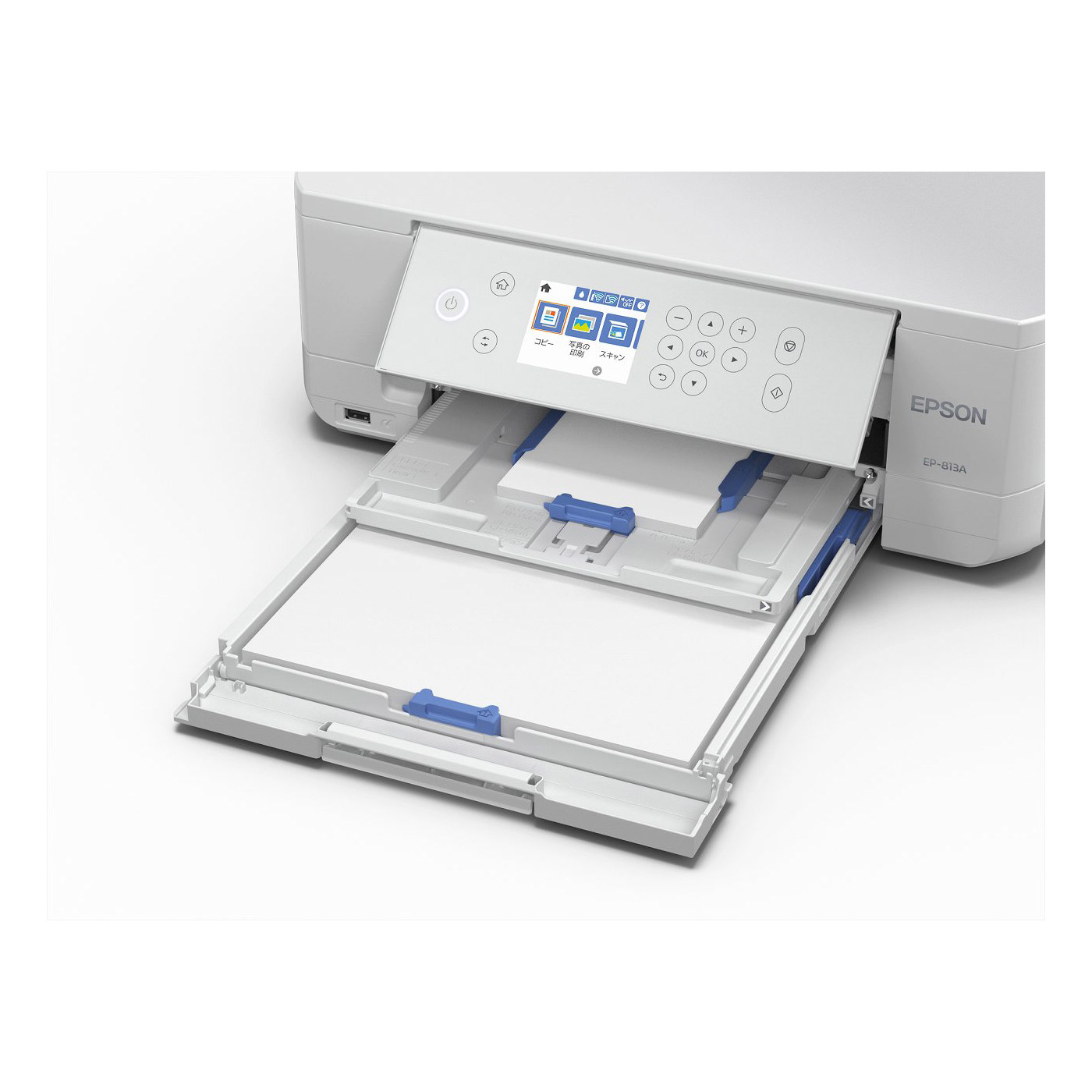 ジャンク品 EPSON EP-813A インクジェットプリンター インク2本付