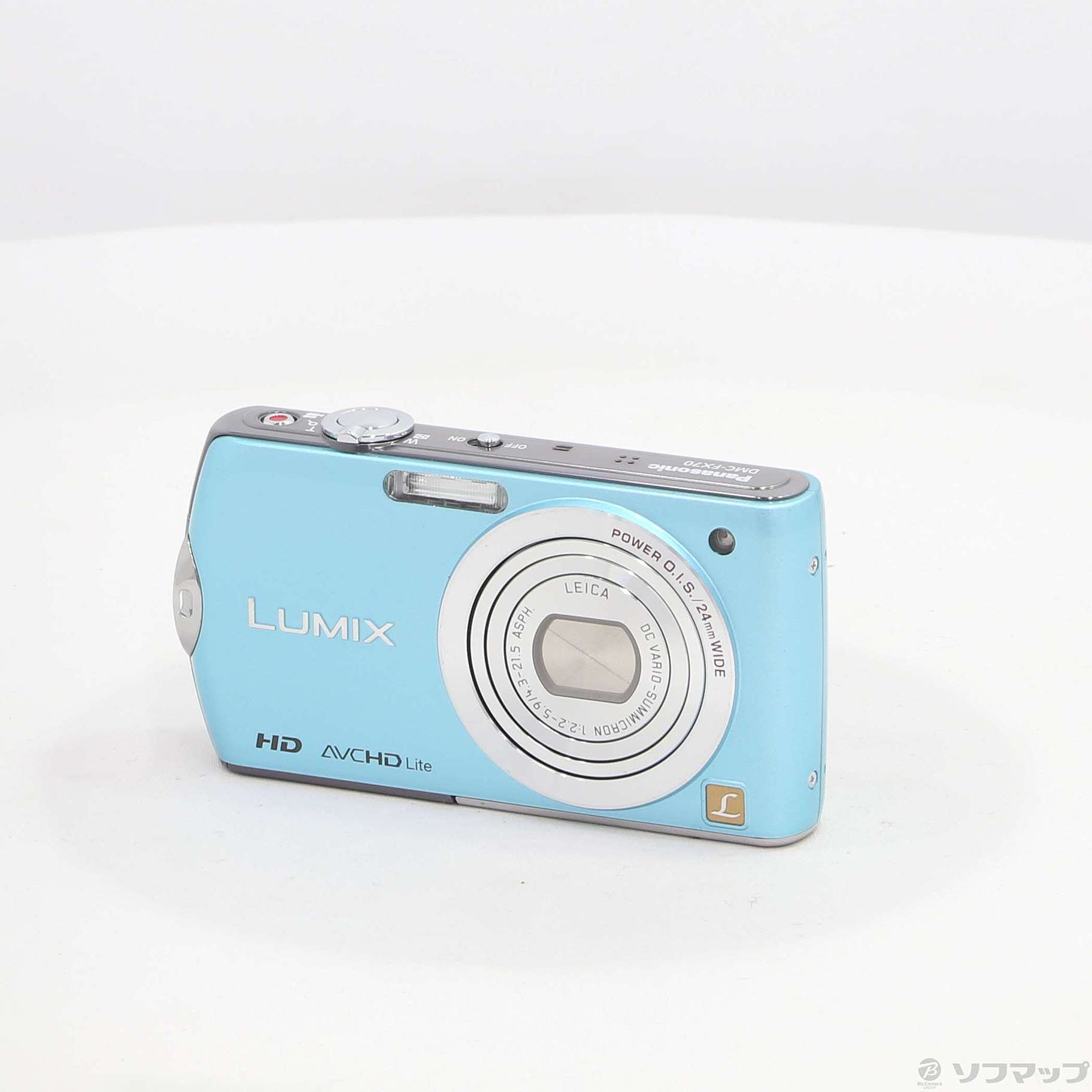 パナソニック デジタルカメラ ルミックス フローラルブルー DMC-FX66-A