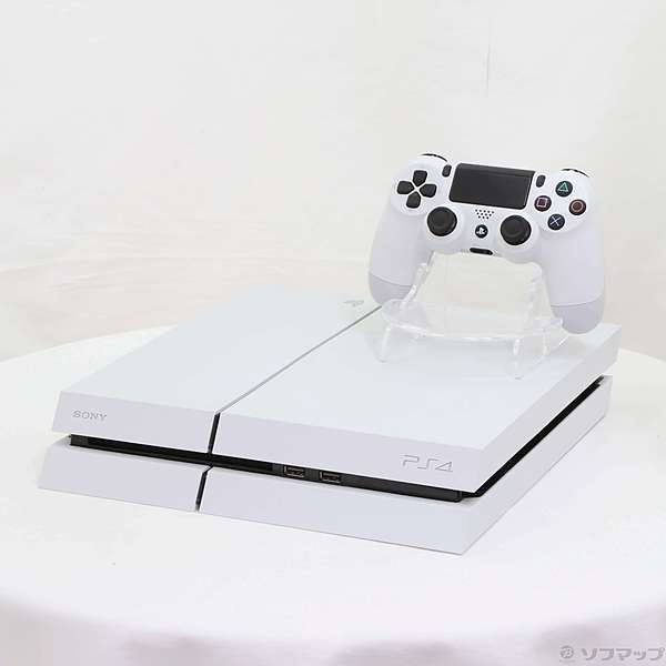 中古】PlayStation 4 グレイシャー・ホワイトCUH-1200AB
