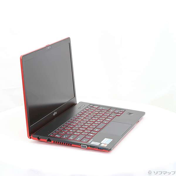 中古】LIFEBOOK SH75／P FMVS75PRD1 サテンレッド 〔Windows 10