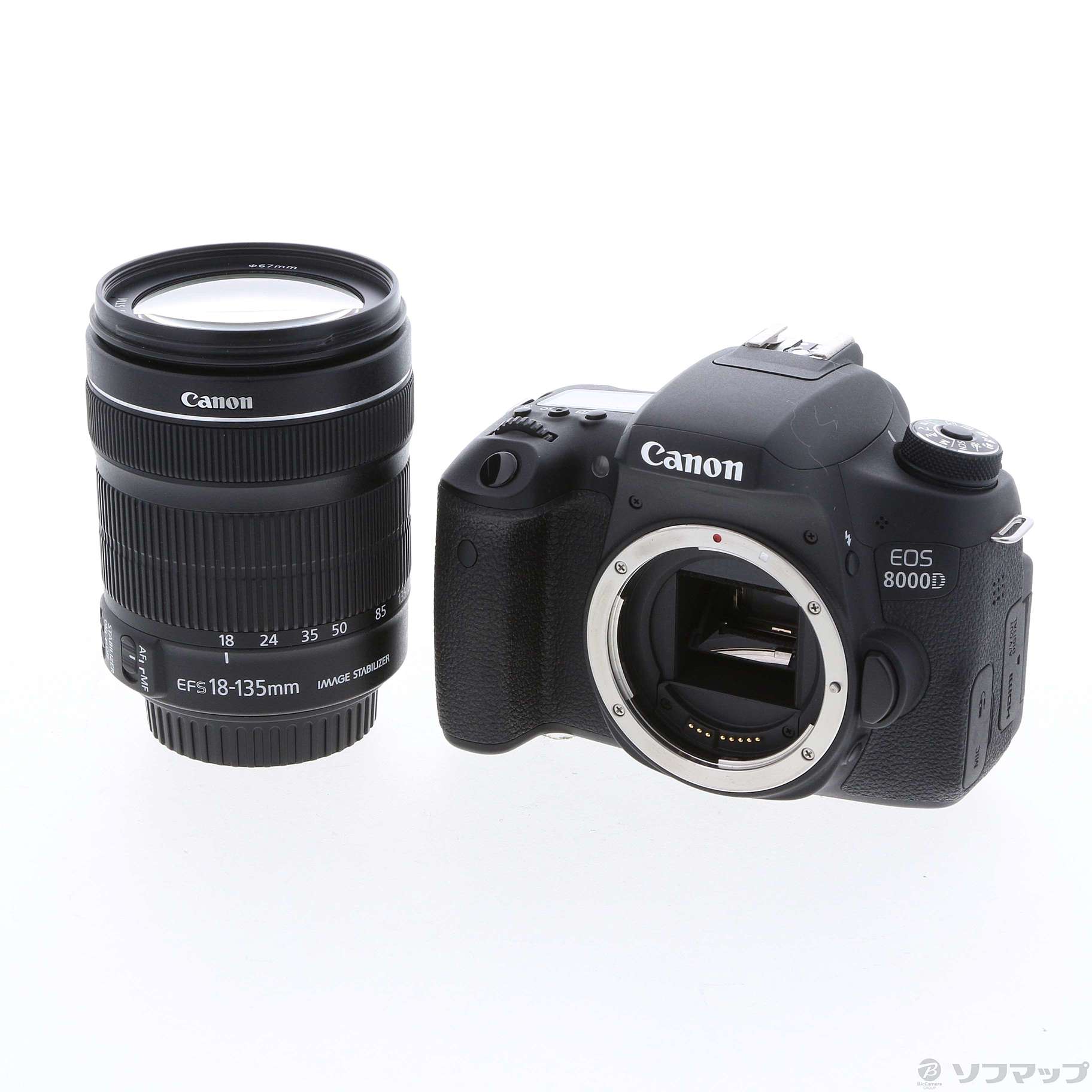 中古】EOS 8000D EF-S18-135 IS STM レンズキット (2420万画素／SDXC