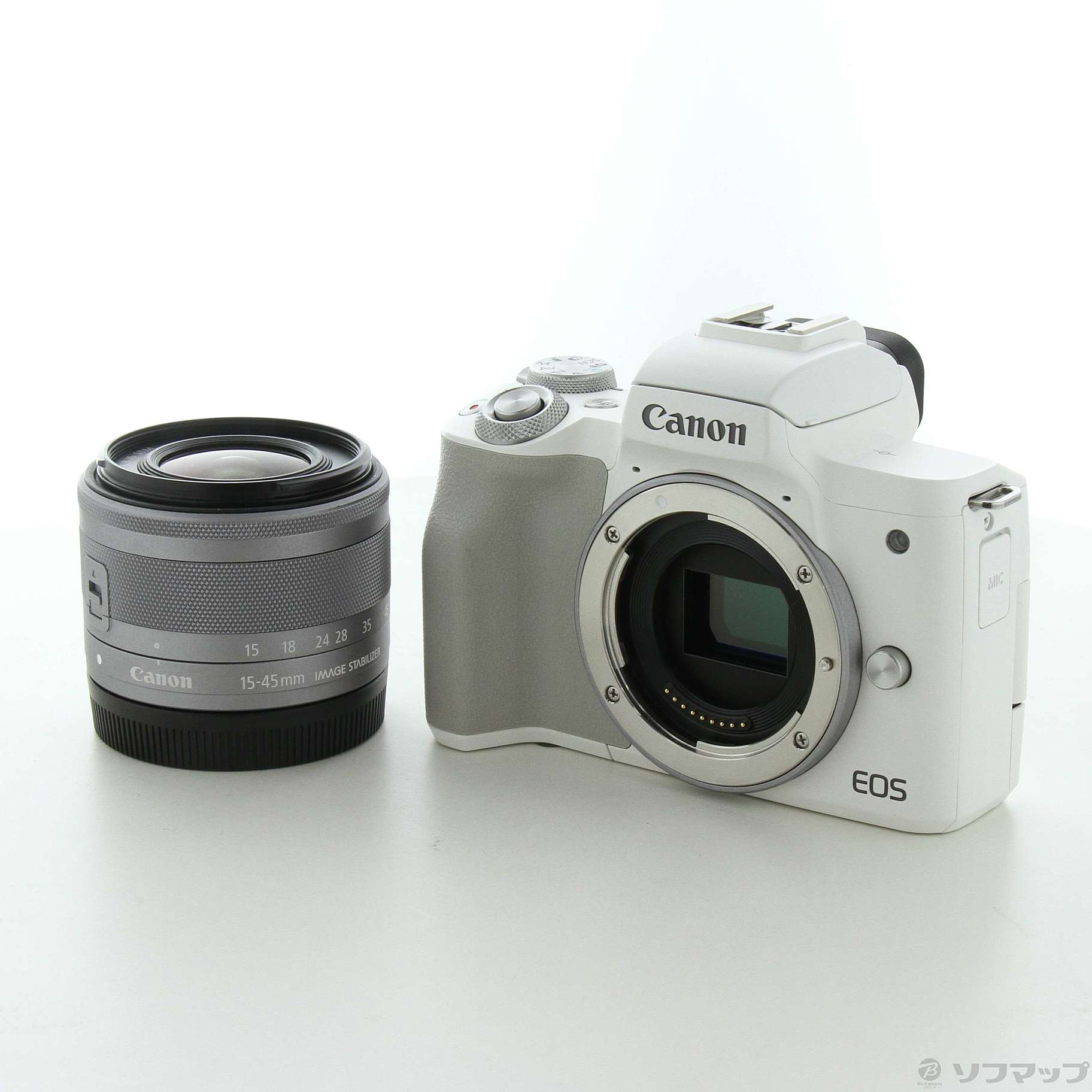 Canon EOS Kiss M2 ホワイト レンズ付き展示