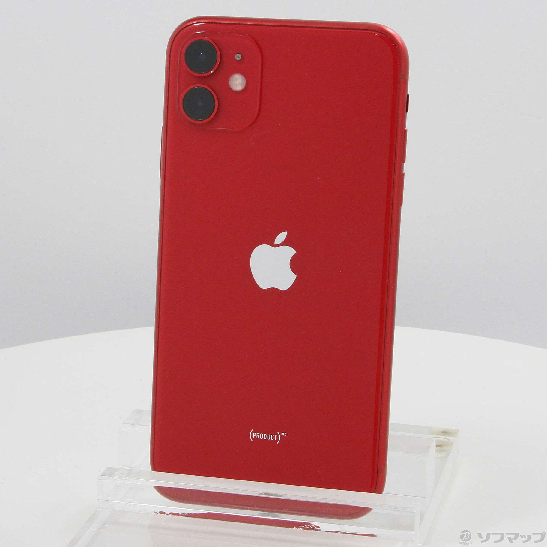 中古】iPhone11 64GB プロダクトレッド MWLV2J／A SIMフリー