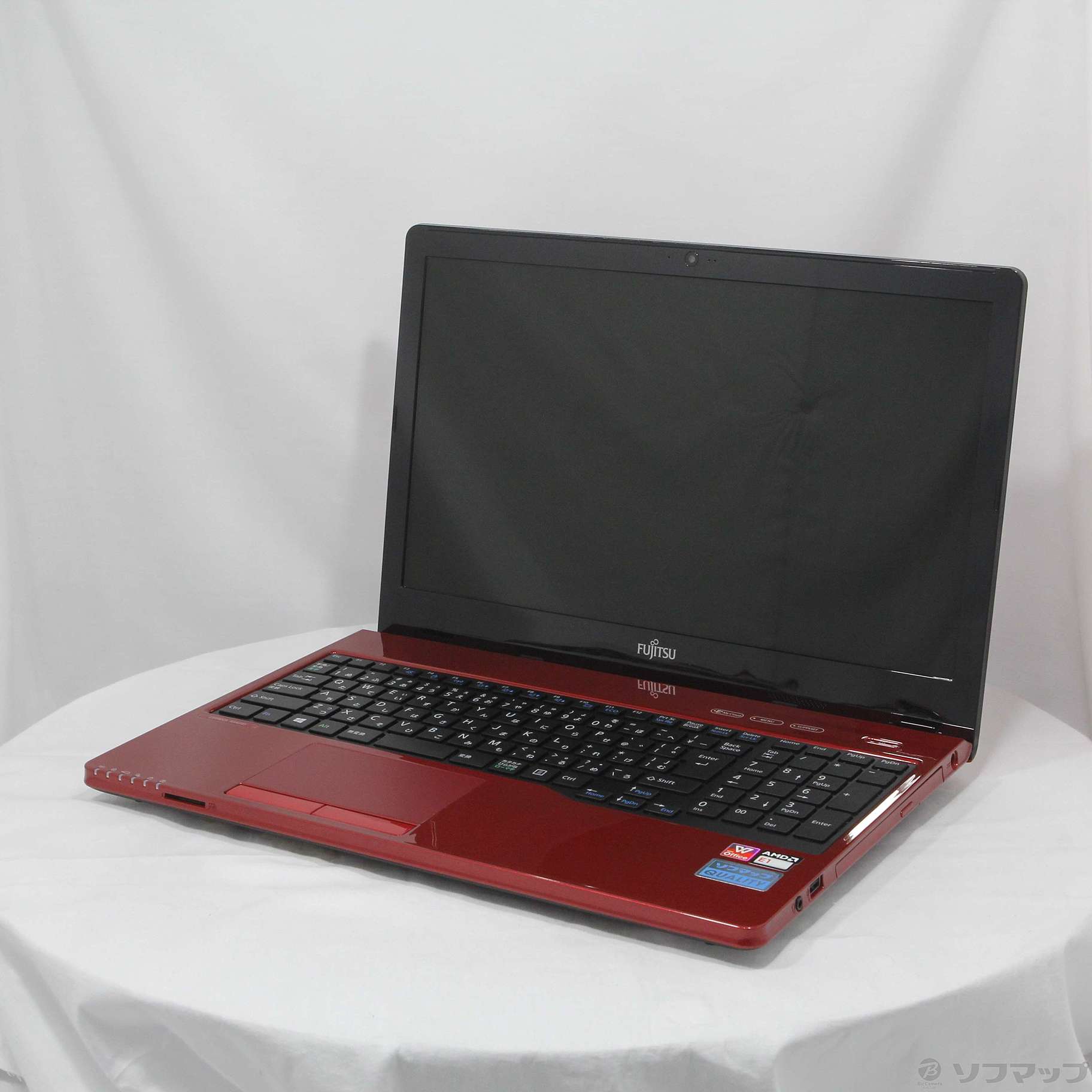 中古】LIFEBOOK AH40／B1 FMVA40B1RJ ルビーレッド 〔Windows 10
