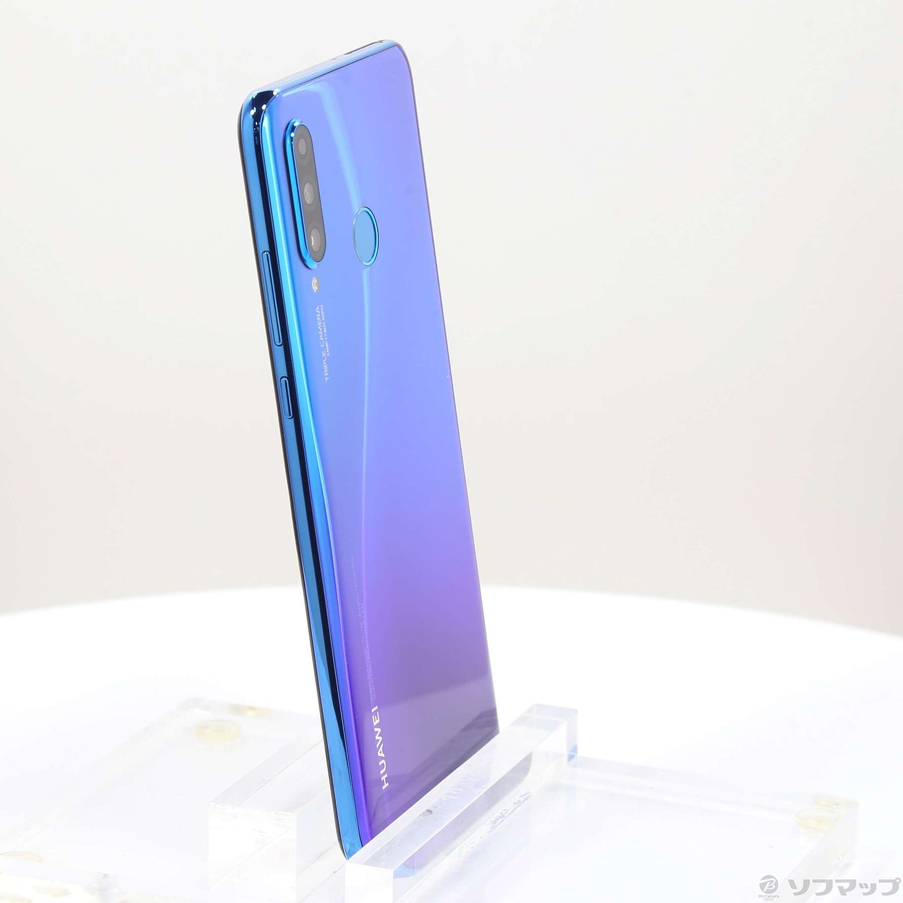 中古】HUAWEI P30 lite 64GB ピーコックブルー MAR-LX2J SIMフリー