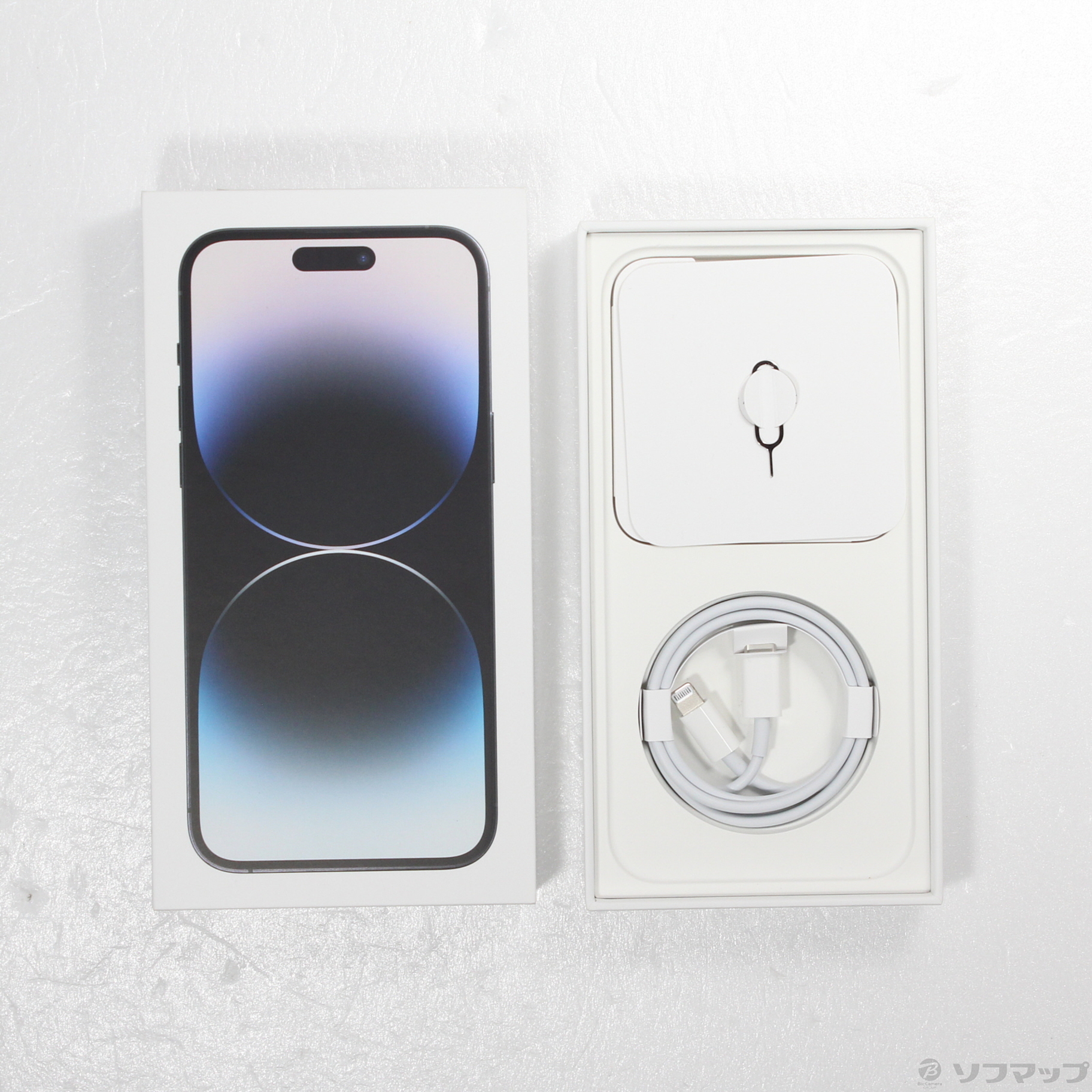 中古】iPhone14 Pro Max 1TB スペースブラック MQ9K3J／A SIMフリー