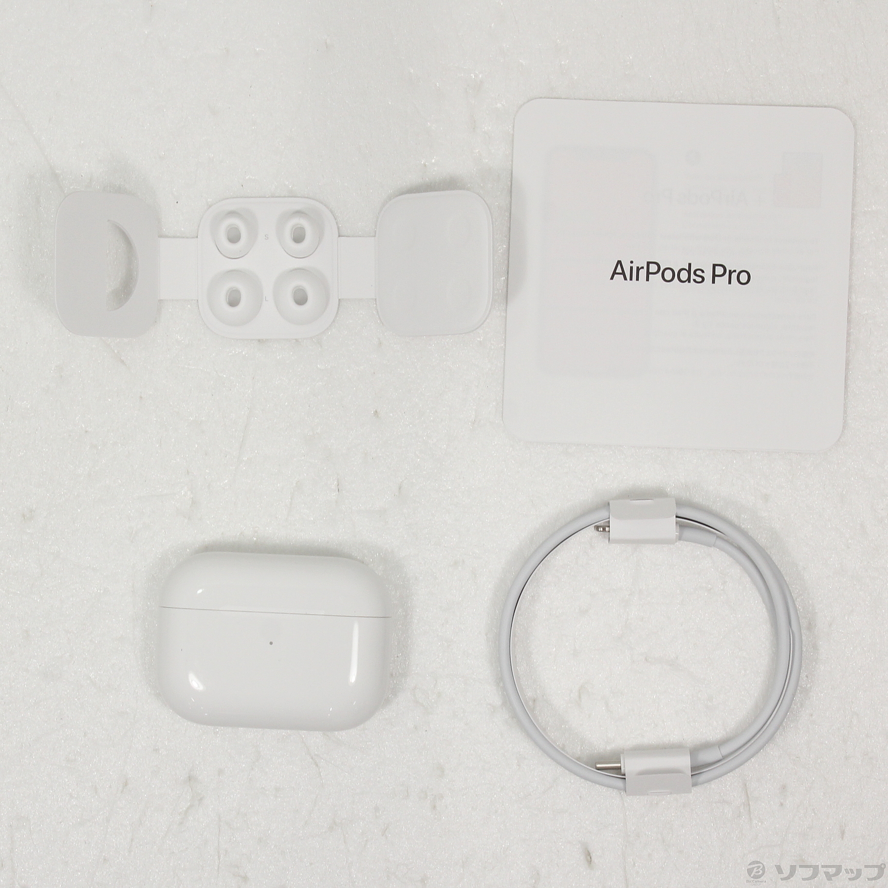 中古】AirPods Pro 第1世代 MagSafe対応 MLWK3J／A ノイズあり