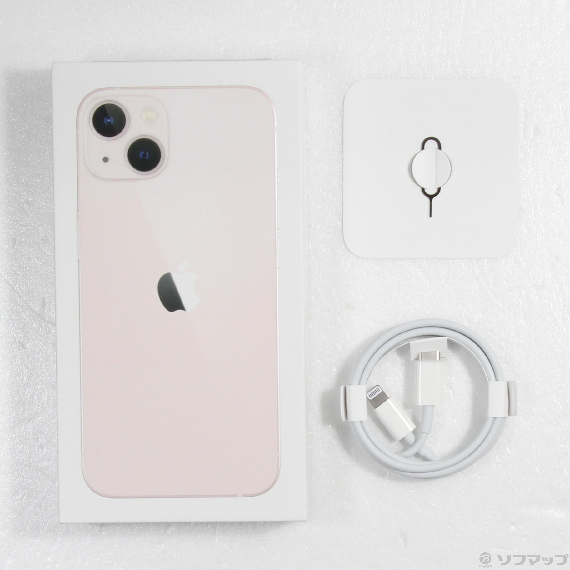 中古】iPhone13 256GB ピンク MLNK3J／A SIMフリー [2133058552158