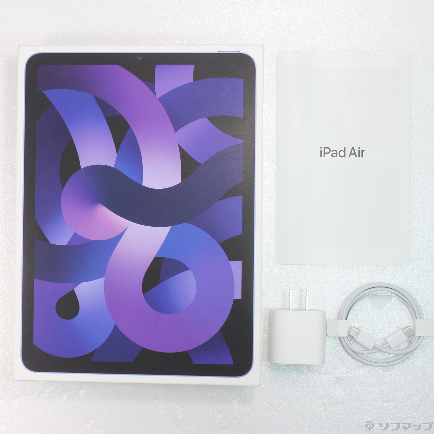 中古】iPad Air 第5世代 64GB パープル MME23J／A Wi-Fi