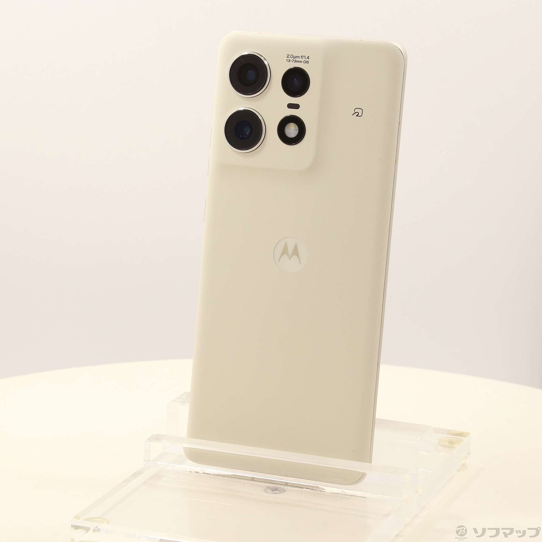 中古】motorola edge 50s pro 256GB バニラクリーム MOSAH3 Softbank