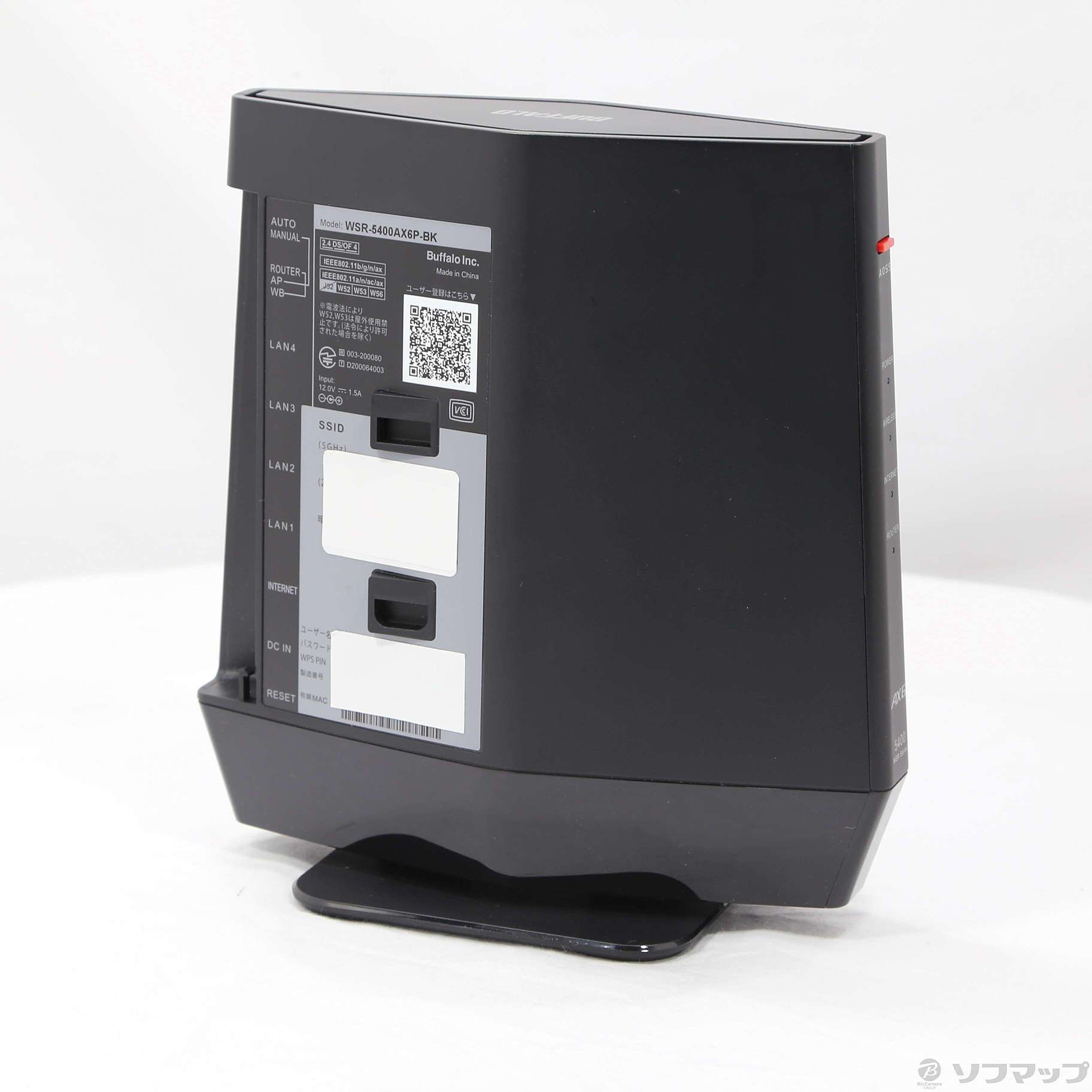 中古】AirStation WSR-5400AX6P-BK [2133059152340] - リコレ