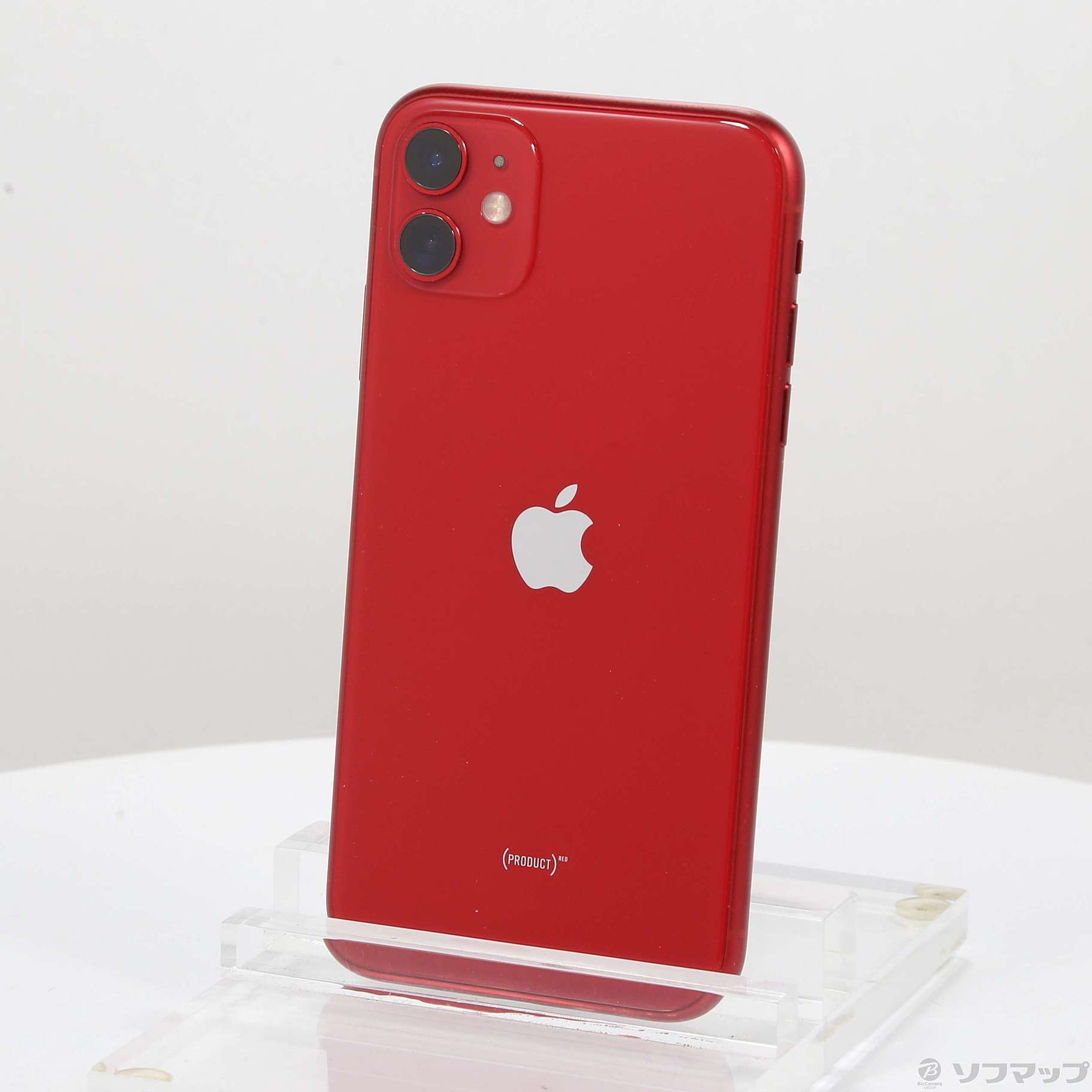 中古】iPhone11 64GB プロダクトレッド MWLV2J／A SIMフリー