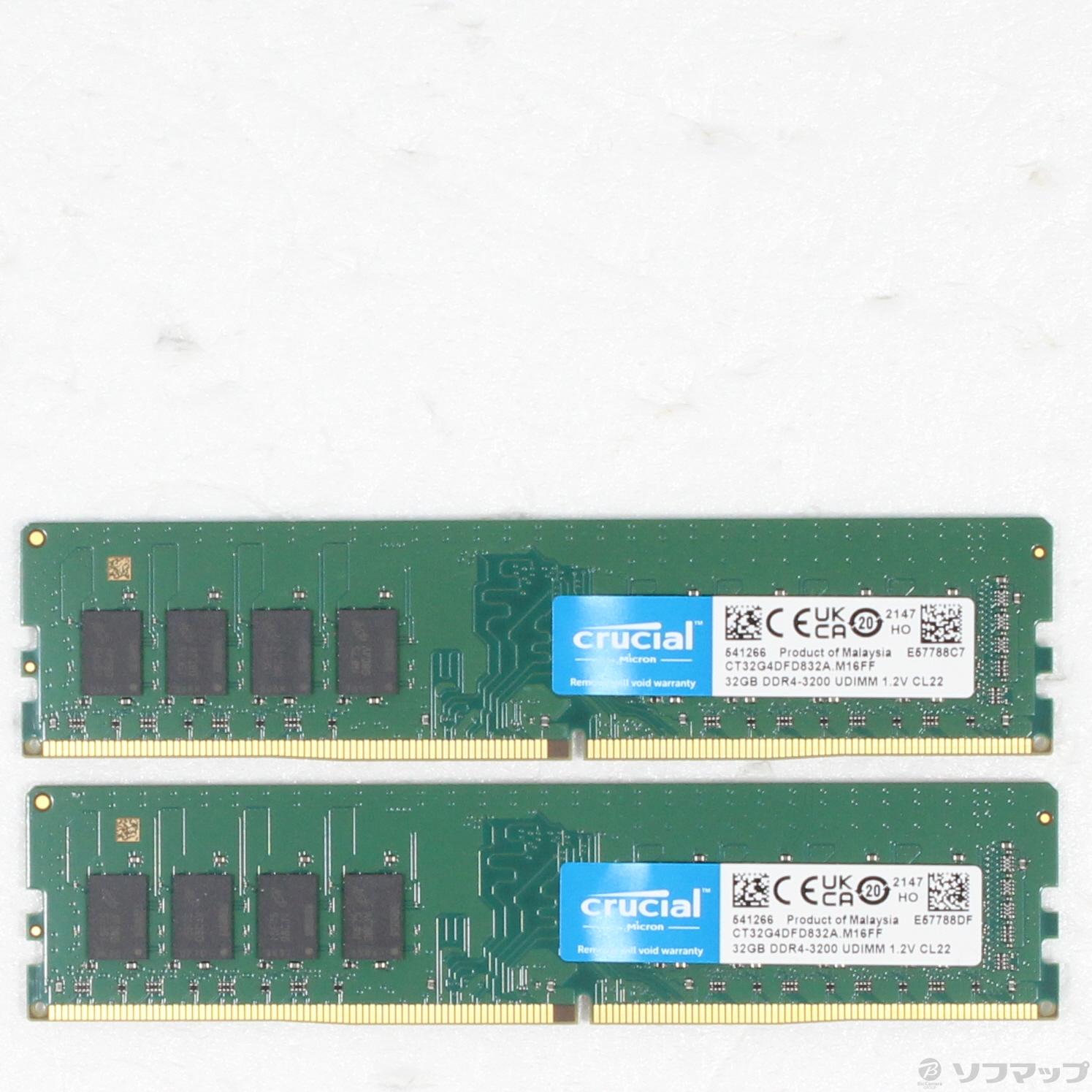 中古】CT2K32G4DFD832A 64GB 32GB×2枚組 [2133060785490] - リコレ