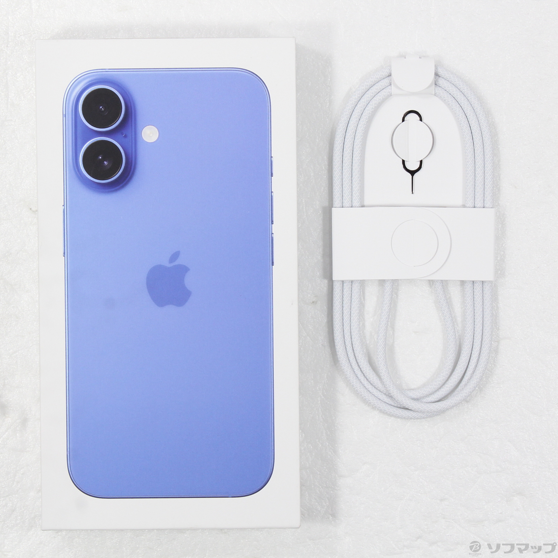 中古】iPhone16 128GB ウルトラマリン MYDU3J／A SIMフリー