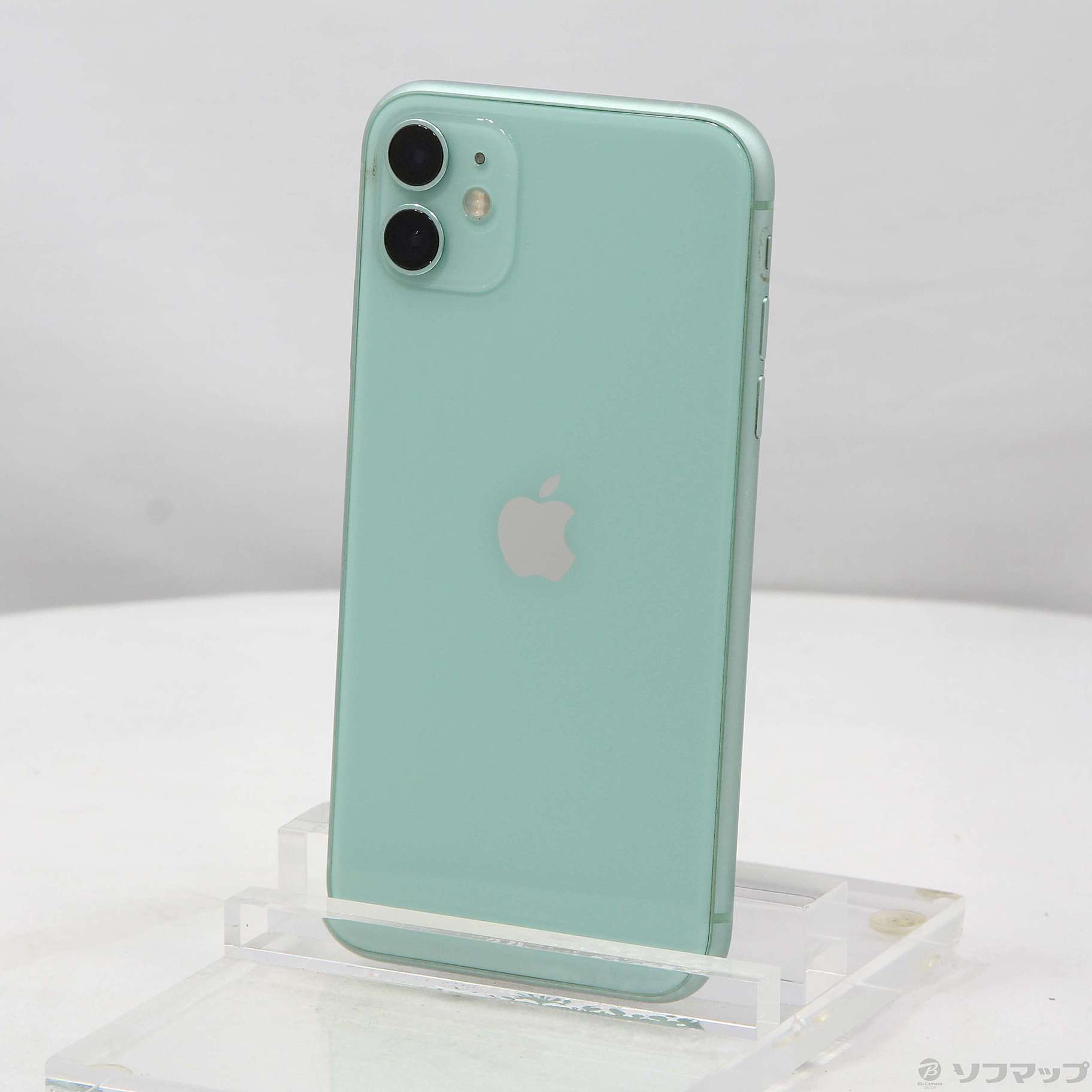 中古】iPhone11 128GB グリーン NWM62J／A SIMフリー [2133067957869