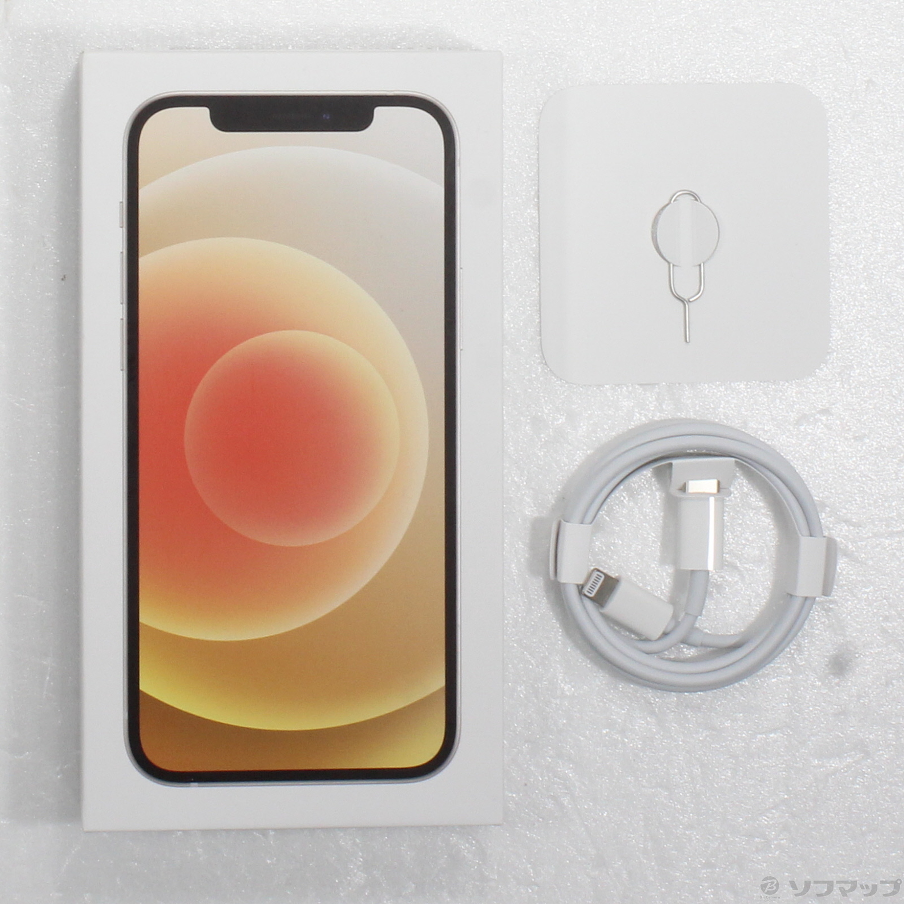 中古】iPhone12 64GB ホワイト MGHP3J／A SIMフリー [2133068756485