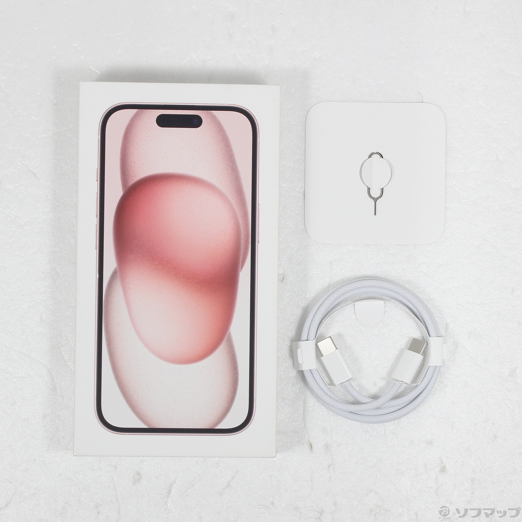 中古】iPhone15 256GB ピンク MTMP3J／A SIMフリー [2133068961582