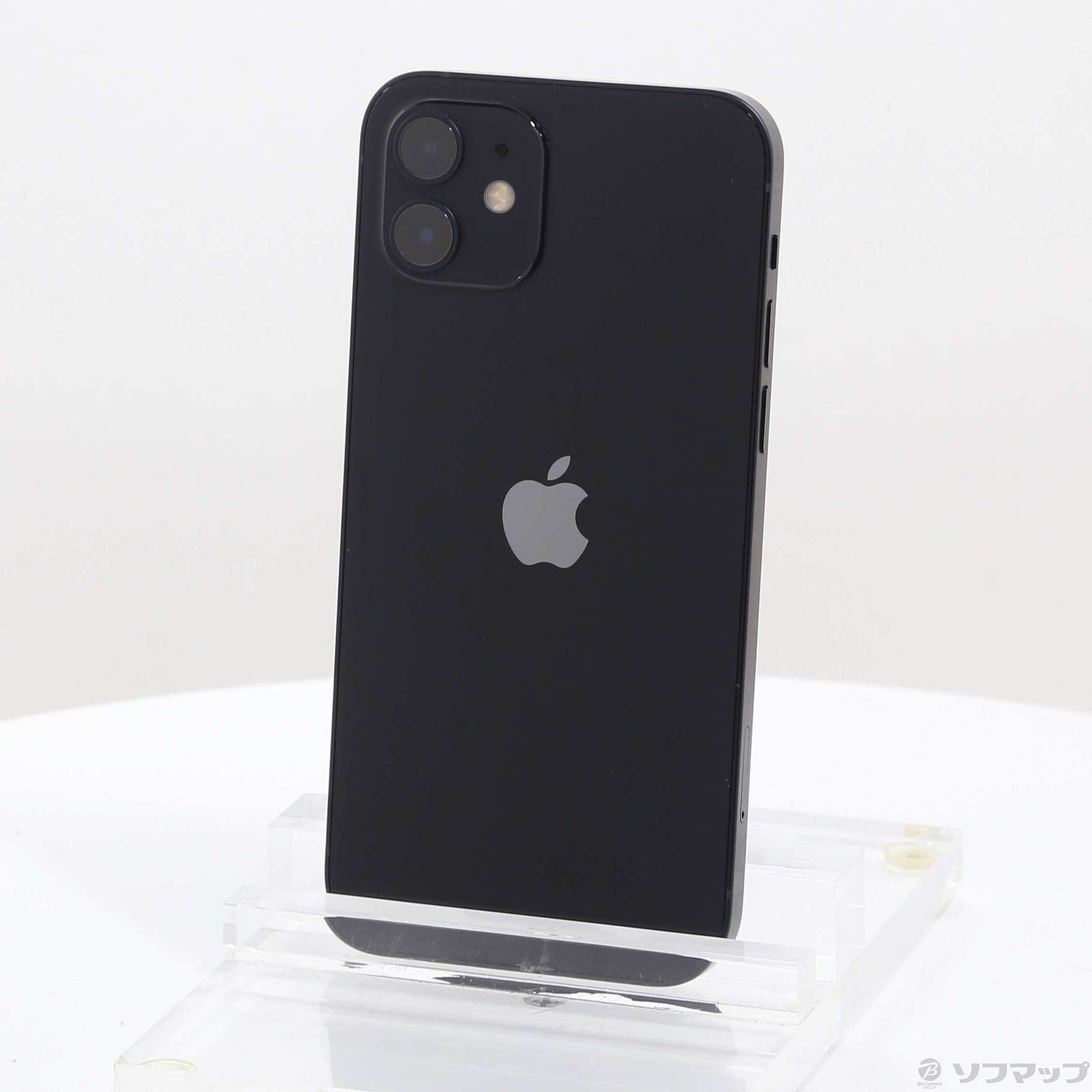 中古】iPhone12 64GB ブラック MGHN3J／A SoftBank [2133069061106