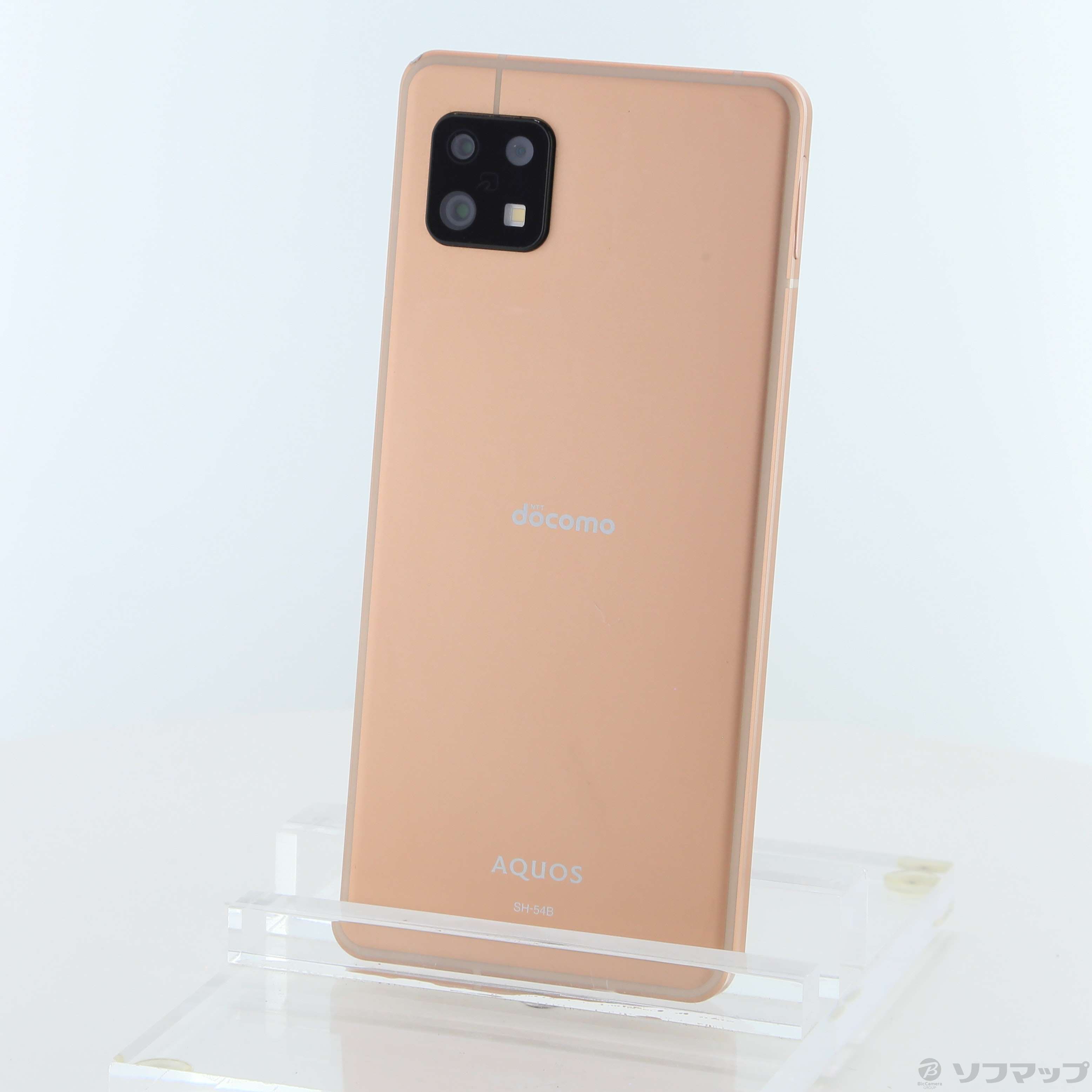 中古】AQUOS sense6 64GB ライトカッパー SH-54B docomo SIMフリー