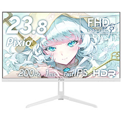 PX248WAVEW-O ゲーミングモニター PX248 Wave ホワイト ［23.8型 /フル
