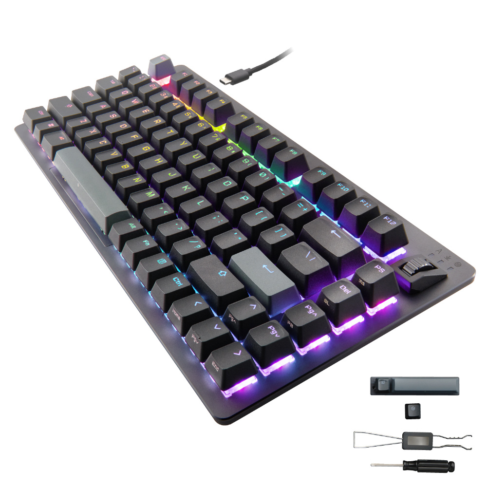 ゲーミングキーボード/V custom/VK720A/有線/着脱式/磁気式アナログ