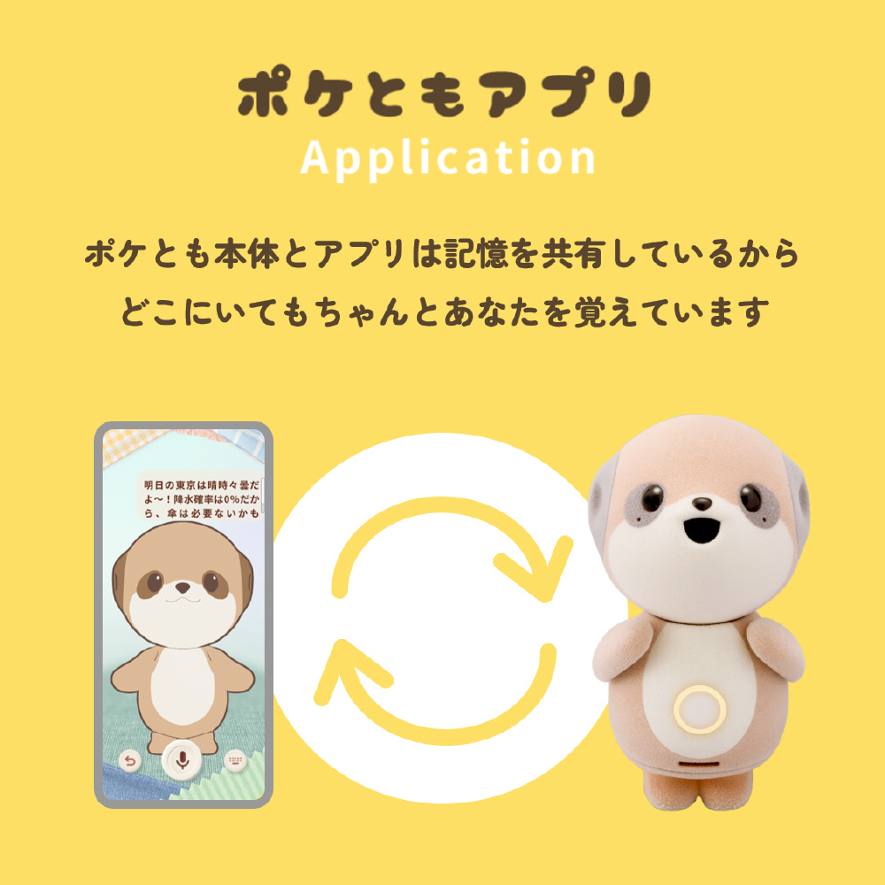 コンパニオンロボット ポケとも SR-C01M-W｜の通販はソフマップ[sofmap]